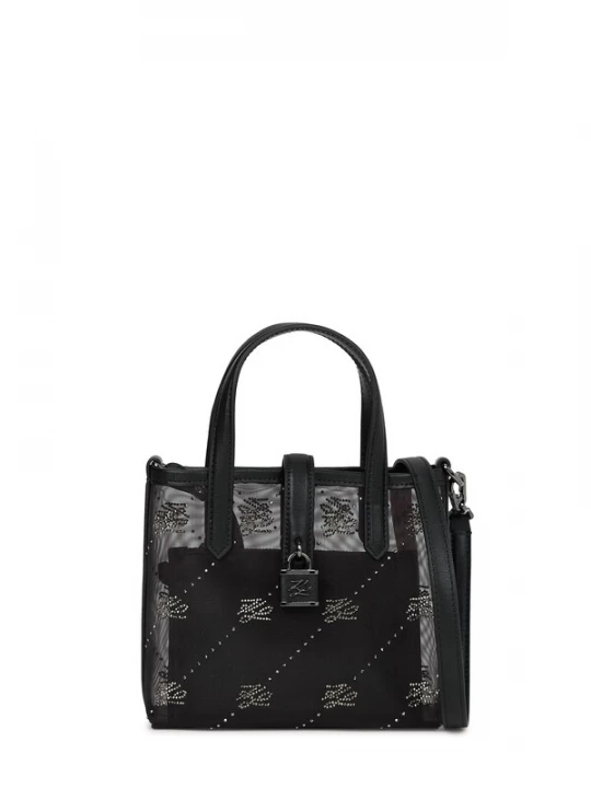 Foto van product Karl Lagerfeld Handtas 'Autograph' zwart / zilver