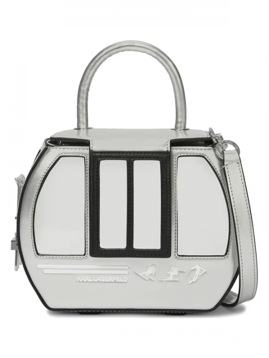 Foto van product Karl Lagerfeld Handtas 'Ikon Gondelbahn' zwart / zilver