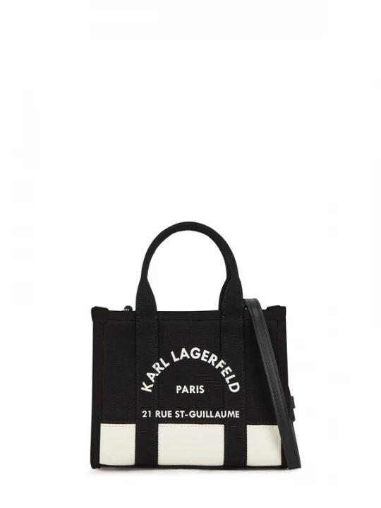 Foto van product Karl Lagerfeld Handtas 'K / RSG Square' crème / zwart