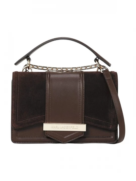 Foto van product Karl Lagerfeld Handtas 'Karl Lagerfeld Sac Bandoulière A Vision Of The Future Marron' donkerbruin
