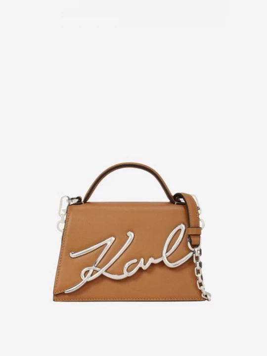 Foto van product Karl Lagerfeld Handtas 'Karl Lagerfeld Sac Bandoulière Essentials Marron' bruin