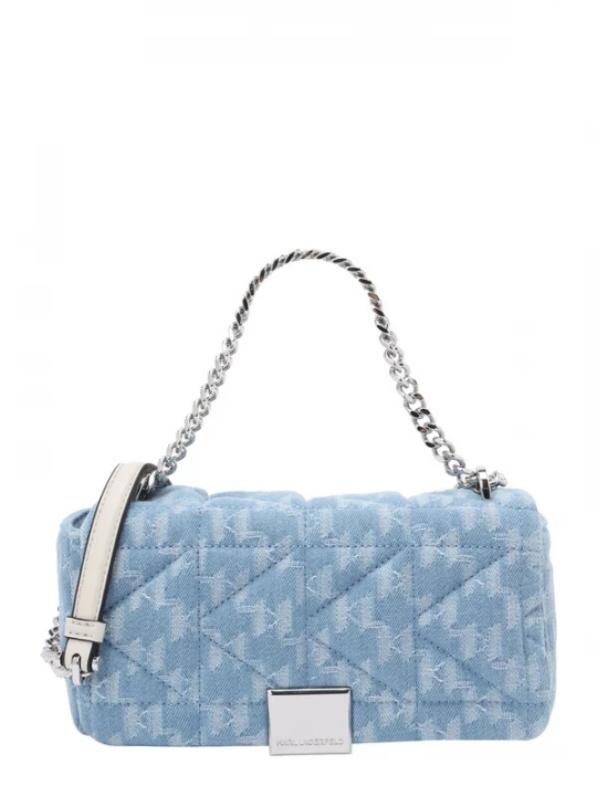 Foto van product Karl Lagerfeld Handtas 'Kiilt' blauw denim / lichtblauw