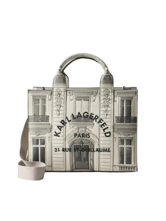 Foto van product Karl Lagerfeld Handtas 'Maison De Karl' grijs / greige / donkergrijs / zwart