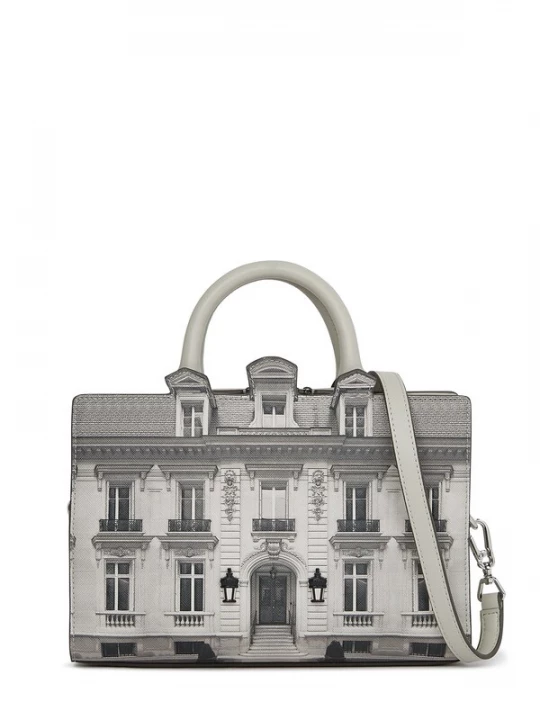 Foto van product Karl Lagerfeld Handtas 'Maison de Karl' grijs / zwart / wolwit