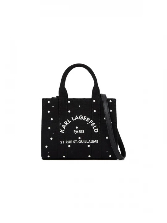 Foto van product Karl Lagerfeld Handtas 'Rue St-Guillaume' crème / zwart