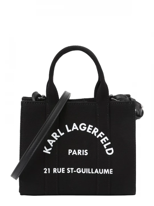 Foto van product Karl Lagerfeld Handtas 'Rue St-Guillaume' zwart / wit