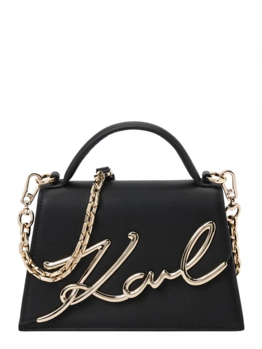 Foto van product Karl Lagerfeld Handtas 'Signature 2.0' goud / zwart