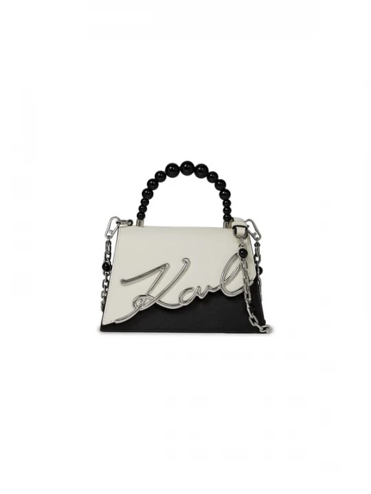 Foto van product Karl Lagerfeld Handtas zwart / zilver / wit