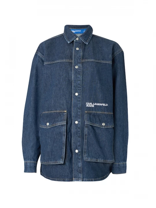 Foto van product KARL LAGERFELD JEANS Blouse blauw denim