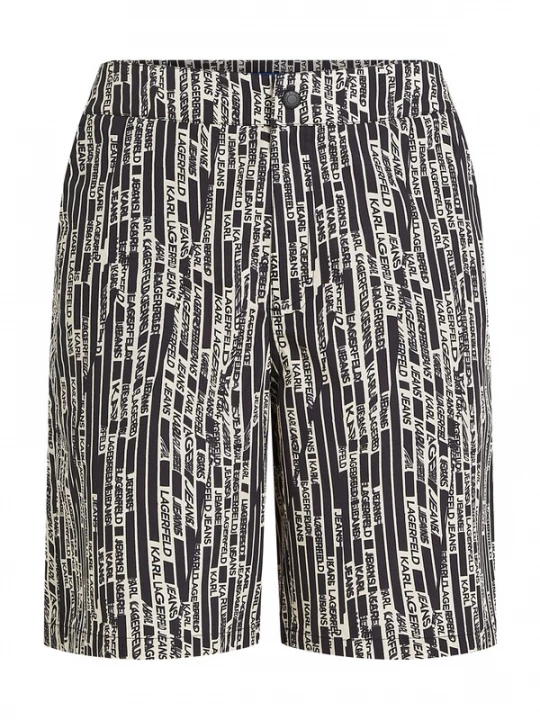 Foto van product KARL LAGERFELD JEANS Broek crème / zwart