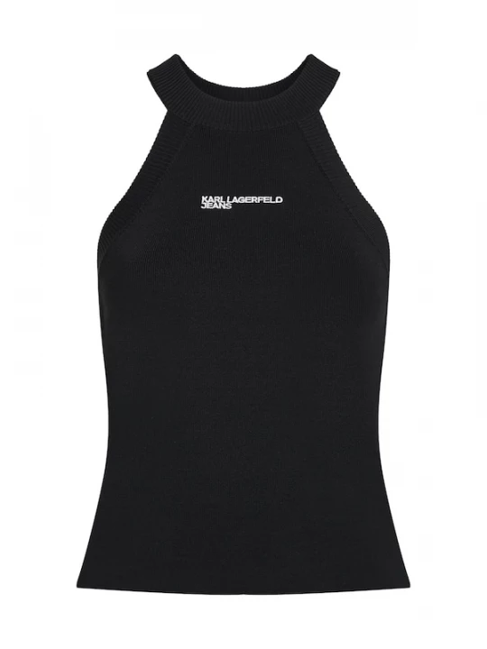 Foto van product KARL LAGERFELD JEANS Gebreide top zwart / wit