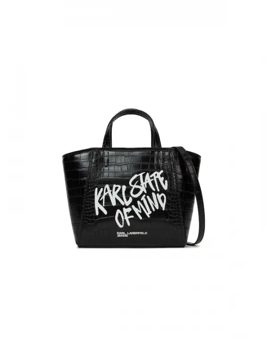 Foto van product KARL LAGERFELD JEANS Handtas zwart / wit