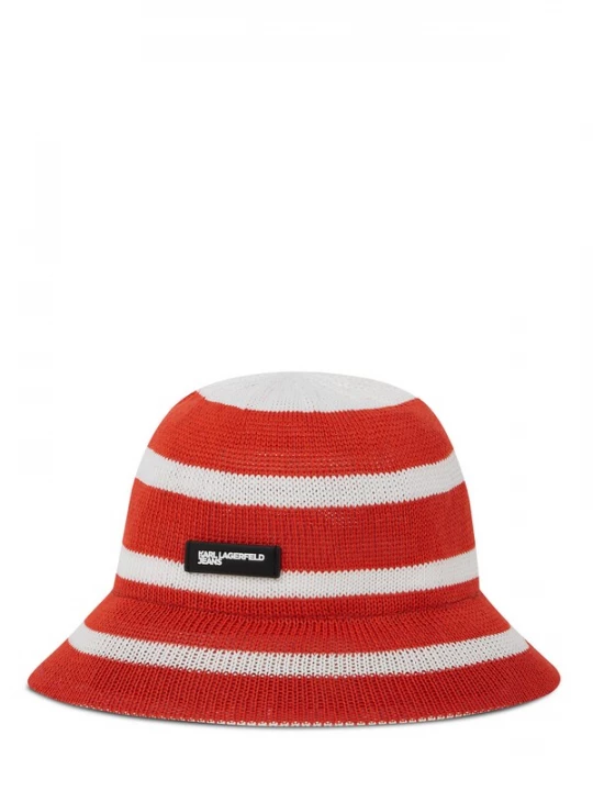 Foto van product KARL LAGERFELD JEANS Hoed rood / wit
