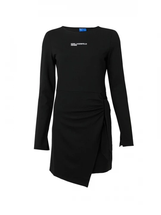 Foto van product KARL LAGERFELD JEANS Jurk 'Milano' zwart / wit