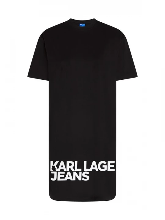 Foto van product KARL LAGERFELD JEANS Jurk zwart / wit