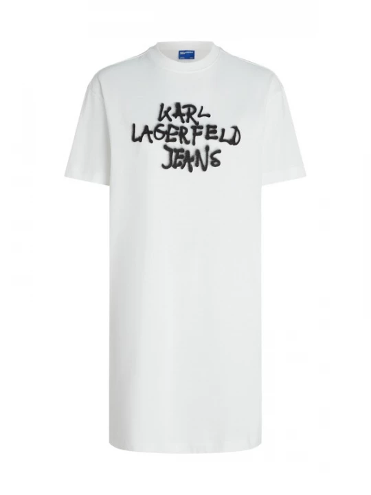Foto van product KARL LAGERFELD JEANS Jurk zwart / wit