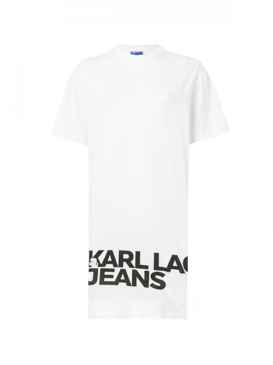 Foto van product KARL LAGERFELD JEANS Jurk zwart / wit