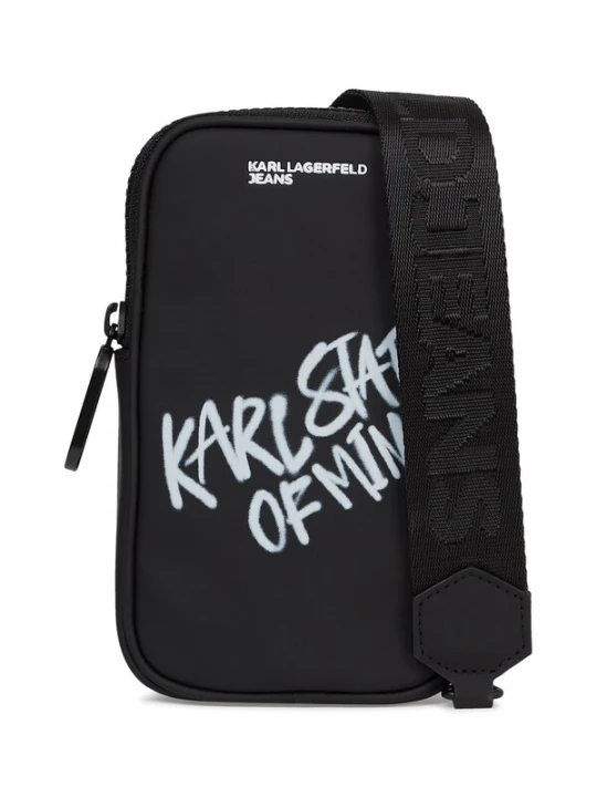 Foto van product KARL LAGERFELD JEANS Laptoptas ' KARL QUOTE PHONE ' zwart