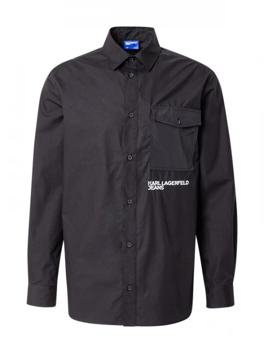 Foto van product KARL LAGERFELD JEANS Overhemd zwart / wit