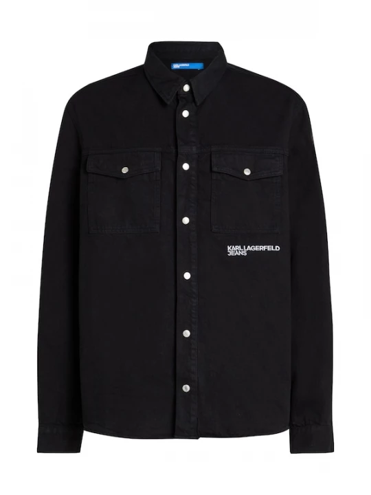 Foto van product KARL LAGERFELD JEANS Overhemd zwart / wit