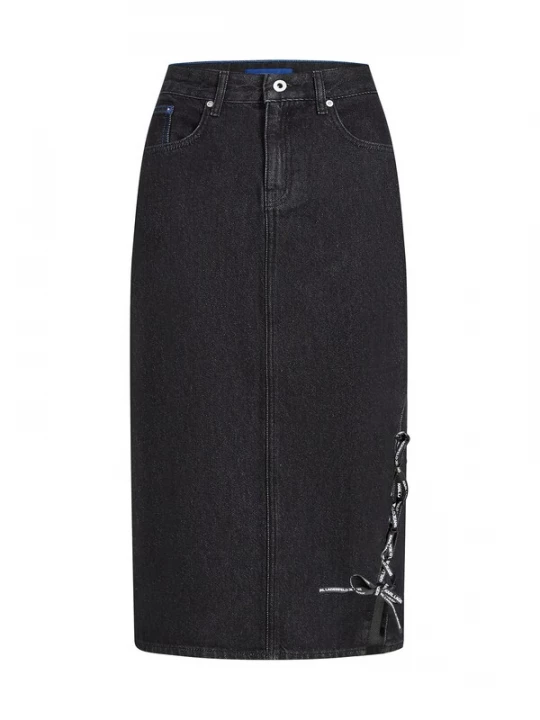 Foto van product KARL LAGERFELD JEANS Rok stone grey