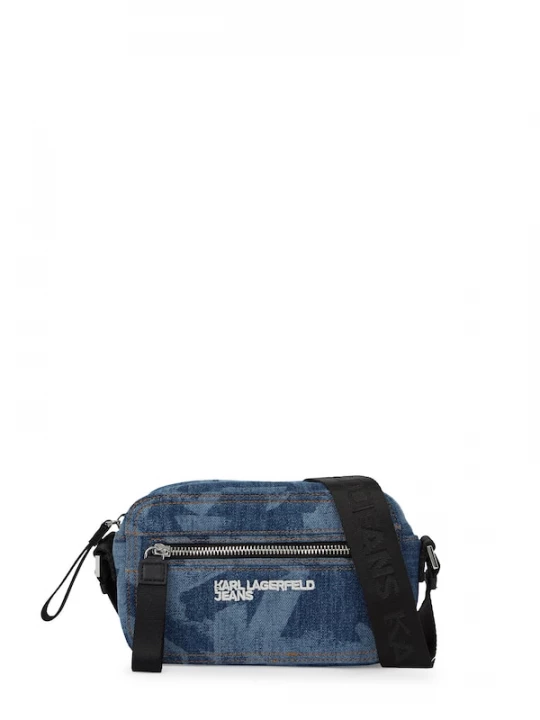 Foto van product KARL LAGERFELD JEANS Schoudertas blauw denim / donkerblauw