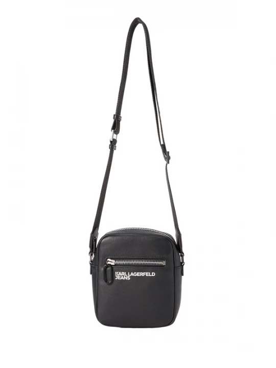 Foto van product KARL LAGERFELD JEANS Schoudertas 'ESSENTIAL' zwart / wit