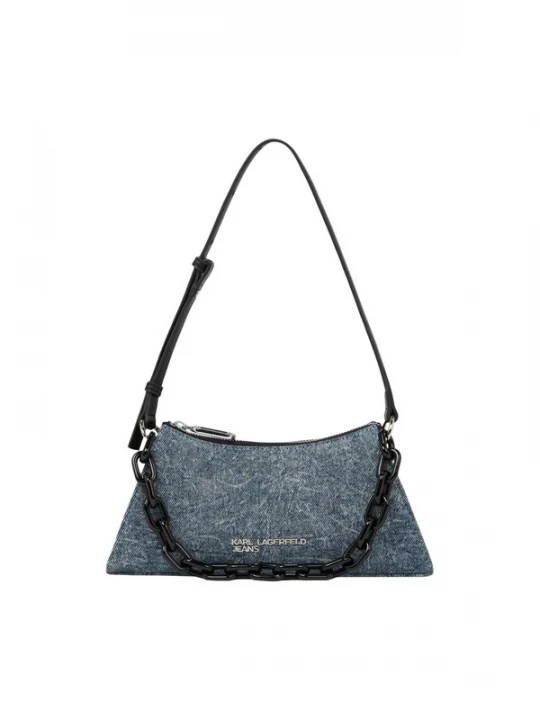 Foto van product KARL LAGERFELD JEANS Schoudertas 'KLJ Denim Chain Sm Shoulderbag B2W30123' blauw denim