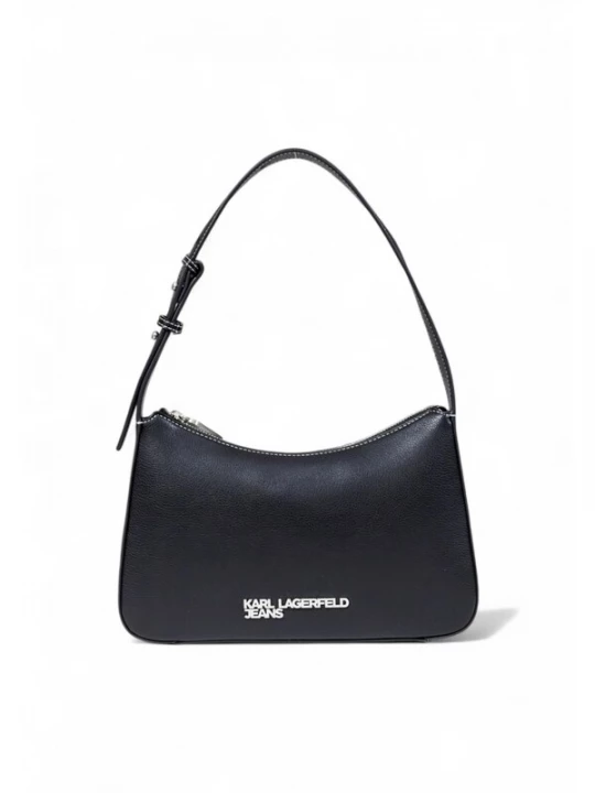 Foto van product KARL LAGERFELD JEANS Schoudertas 'KLJ METAL LOGO SHOULDER BAG A3W30009' zwart