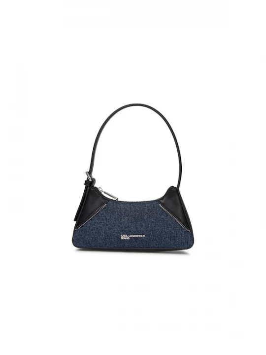 Foto van product KARL LAGERFELD JEANS Schoudertas 'Rebel' blauw denim / zwart