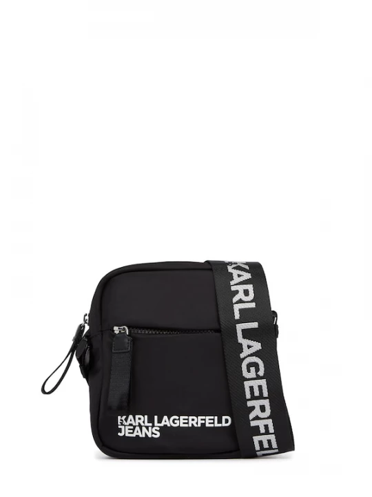 Foto van product KARL LAGERFELD JEANS Schoudertas zwart / wit