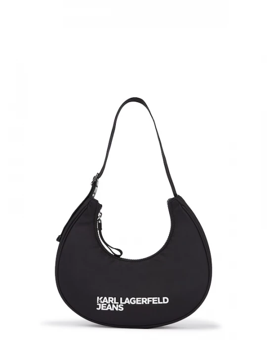 Foto van product KARL LAGERFELD JEANS Schoudertas zwart / wit