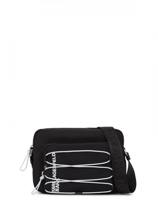 Foto van product KARL LAGERFELD JEANS Schoudertas zwart / wit