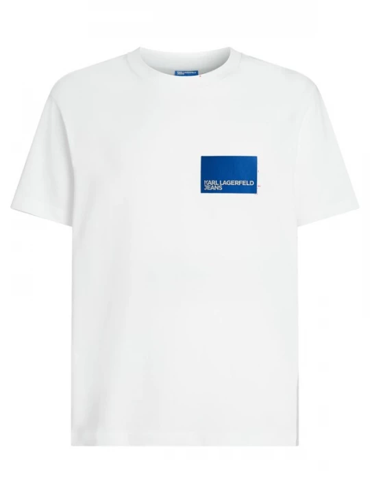 Foto van product KARL LAGERFELD JEANS Shirt blauw / grijs / wit