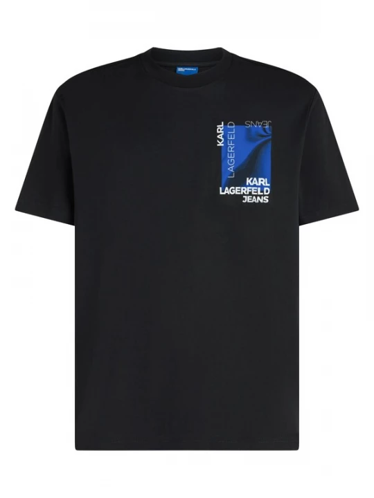 Foto van product KARL LAGERFELD JEANS Shirt blauw / zwart / wit