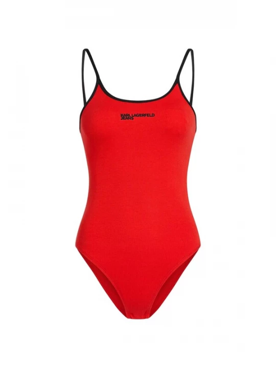 Foto van product KARL LAGERFELD JEANS Shirt body rood / zwart