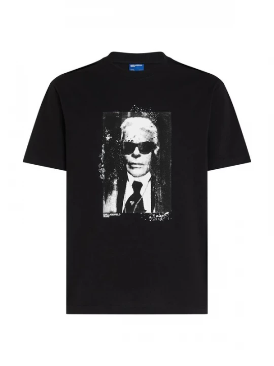 Foto van product KARL LAGERFELD JEANS Shirt donkergrijs / zwart / wit