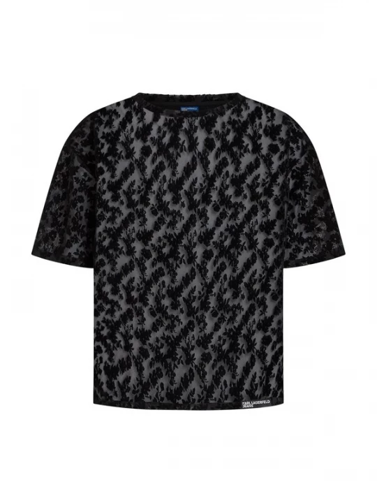 Foto van product KARL LAGERFELD JEANS Shirt grijs / zwart