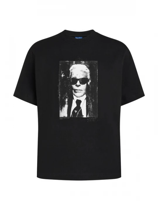 Foto van product KARL LAGERFELD JEANS Shirt grijs / zwart / wit