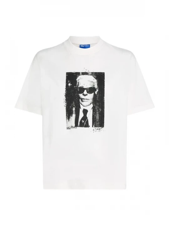 Foto van product KARL LAGERFELD JEANS Shirt grijs / zwart / wit