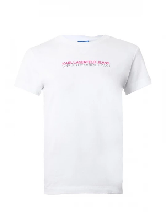 Foto van product KARL LAGERFELD JEANS Shirt pink / zwart / wit