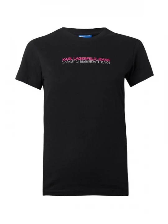 Foto van product KARL LAGERFELD JEANS Shirt pink / zwart / wit