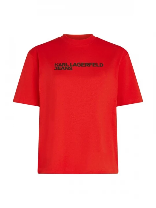 Foto van product KARL LAGERFELD JEANS Shirt rood / zwart