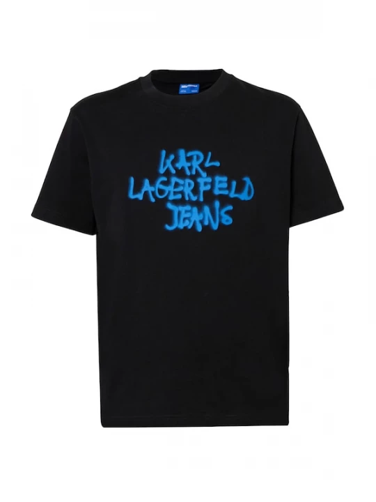 Foto van product KARL LAGERFELD JEANS Shirt royal blue / koningsblauw / zwart