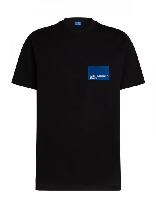 Foto van product KARL LAGERFELD JEANS Shirt royal blue / koningsblauw / zwart / wit