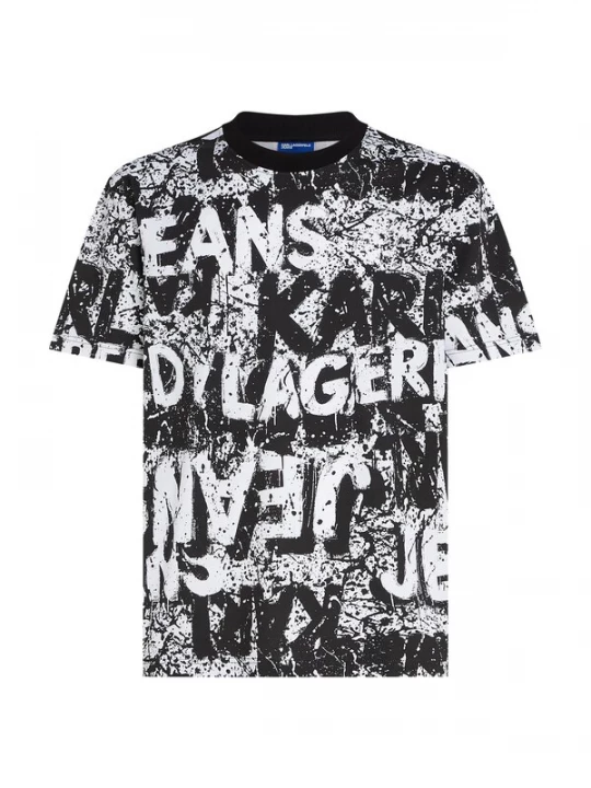 Foto van product KARL LAGERFELD JEANS Shirt zwart / wit