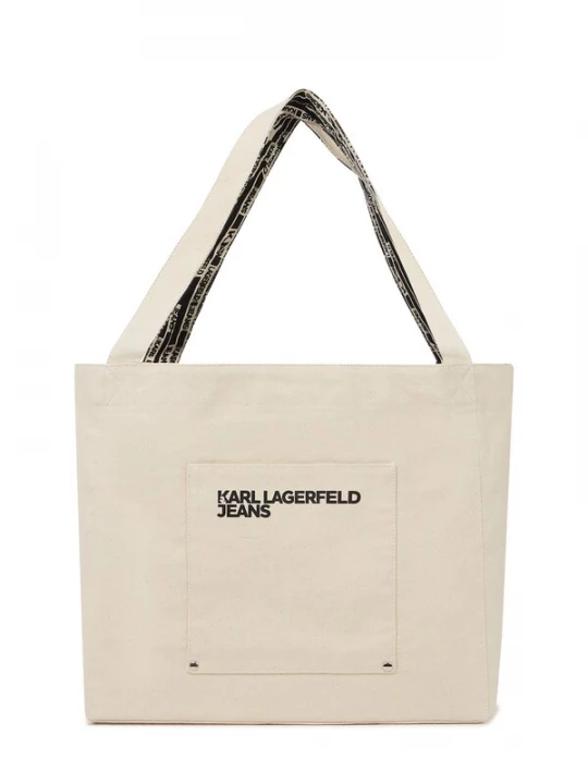 Foto van product KARL LAGERFELD JEANS Shopper beige / zwart