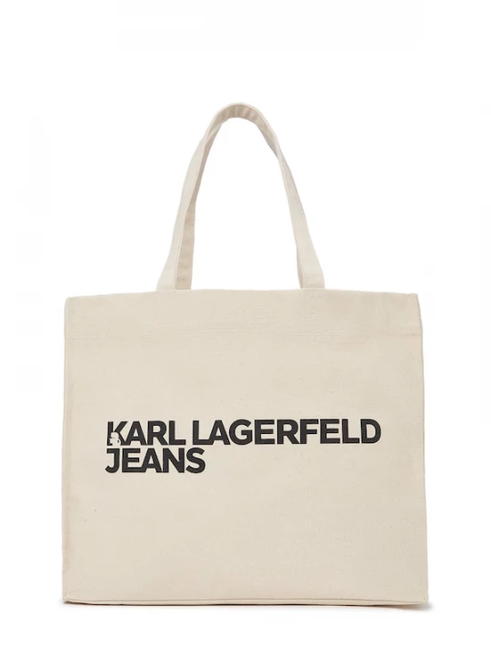 Foto van product KARL LAGERFELD JEANS Shopper beige / zwart