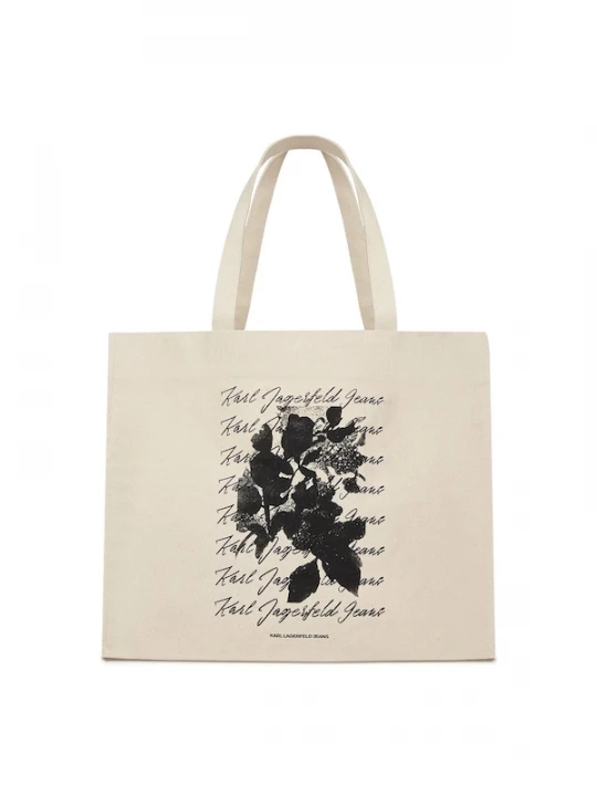 Foto van product KARL LAGERFELD JEANS Shopper crème / zwart