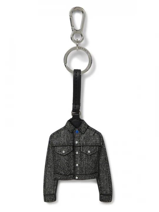 Foto van product KARL LAGERFELD JEANS Sleutelhanger antraciet / zilver